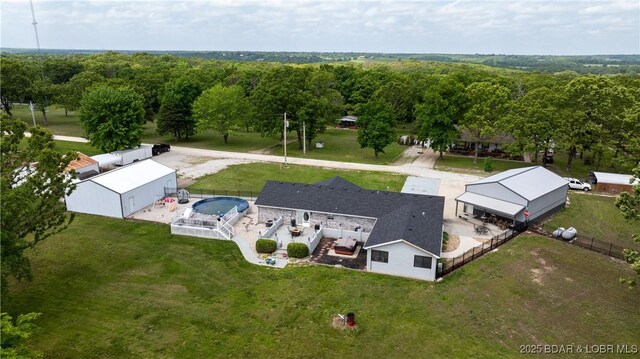 312 Charger Dr, Macks Creek, MO 65786 - view from above of property