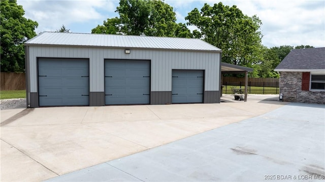 312 Charger Dr, Macks Creek, MO 65786 - view of detached garage