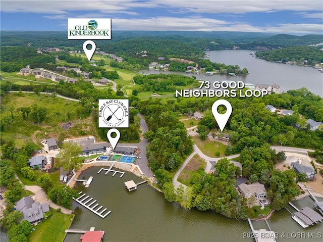 73 Good Neighbors Loop, Camdenton, MO 65020 - aerial view of a nearby body of water