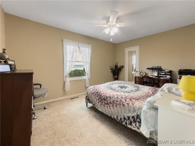 73 Good Neighbors Loop, Camdenton, MO 65020 - bedroom with carpet floors, baseboards, and ceiling fan