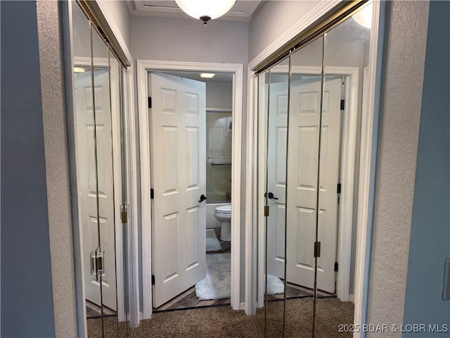 1089 Buckingham Dr Unit 1, Camdenton, MO 65020 - hallway featuring carpet flooring