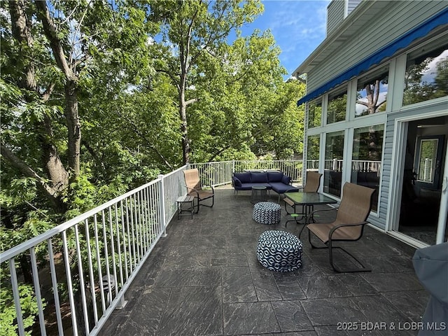 1089 Buckingham Dr Unit 1, Camdenton, MO 65020 - view of patio / terrace featuring an outdoor living space and a balcony