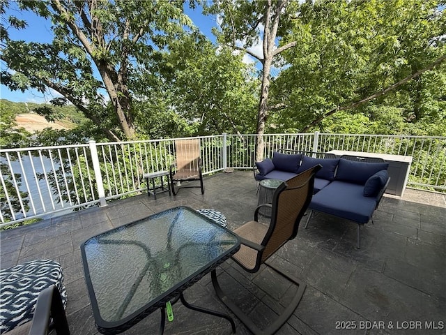 1089 Buckingham Dr Unit 1, Camdenton, MO 65020 - view of patio / terrace featuring an outdoor living space