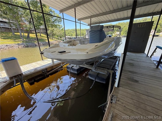 1089 Buckingham Dr Unit 1, Camdenton, MO 65020 - dock area featuring a water view