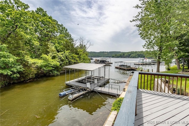 138 Siesta Cir, Camdenton, MO 65020 - dock featuring a water view