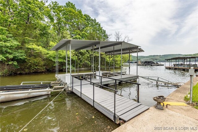 138 Siesta Cir, Camdenton, MO 65020 - dock area with a water view