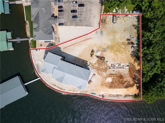 290 Plaza Beach Dr Unit 4D, Camdenton, MO 65020 - aerial view of property's location featuring property parcel outlined