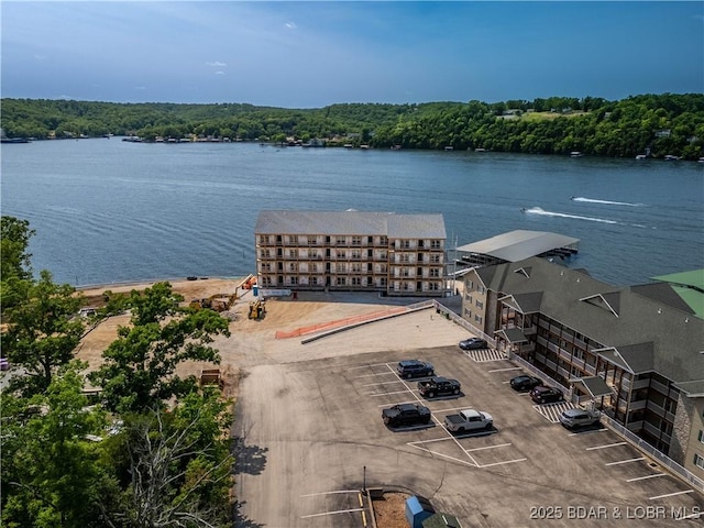290 Plaza Beach Dr Unit 4D, Camdenton, MO 65020 - aerial view of a large body of water and a forest