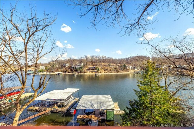 855 Ginger Rd, Lake Ozark, MO 65049 - dock with a water view