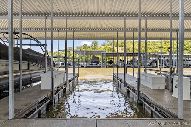 100 Trinity Pointe Dr Unit 4M, Camdenton, MO 65020 - dock featuring boat lift and a water view