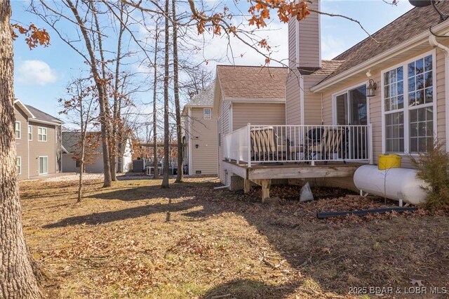 790 College Blvd, Osage Beach, MO 65065 - view of yard with a deck