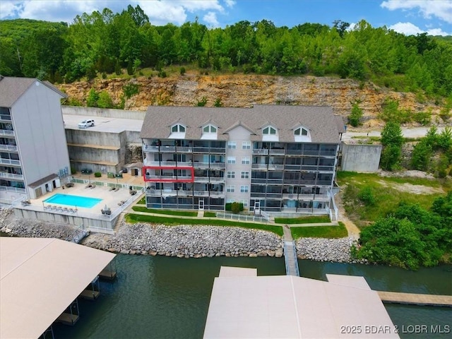 166 Oak Harbor Dr Unit 3D, Camdenton, MO 65020 - dock area with a water view