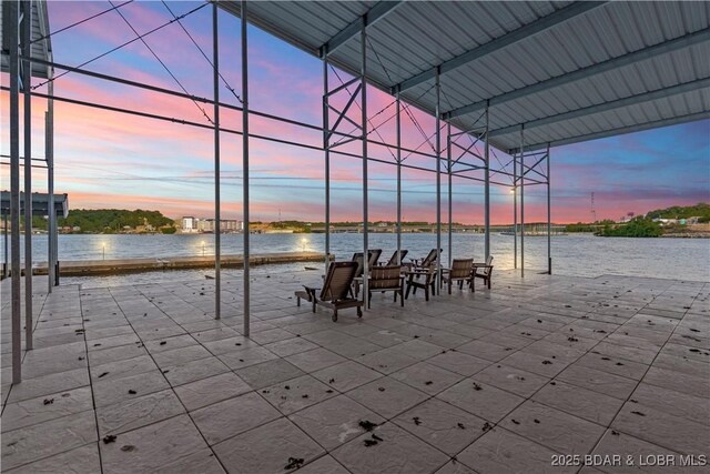 1184 Jeffries Rd Unit 310, Osage Beach, MO 65065 - view of patio / terrace with a water view