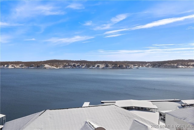 44 Emerald Bay Ct Unit 1B, Lake Ozark, MO 65049 - dock area featuring a water view