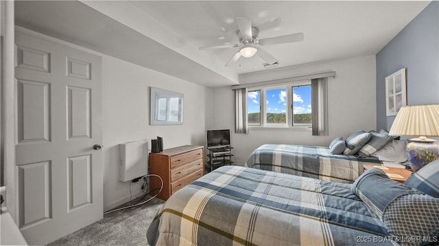 5940 Baydy Peak Rd Unit 325, Osage Beach, MO 65065 - bedroom with carpet and a ceiling fan