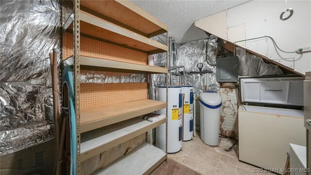 47 Dixie Ln, Sunrise Beach, MO 65079 - utility room with water heater