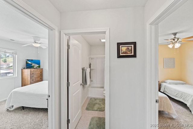 29566 Hunter Rd, Gravois Mills, MO 65037 - corridor with carpet and baseboards