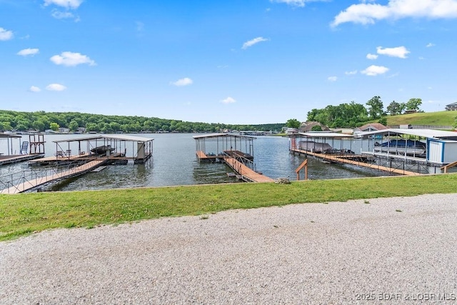 29566 Hunter Rd, Gravois Mills, MO 65037 - dock with a water view