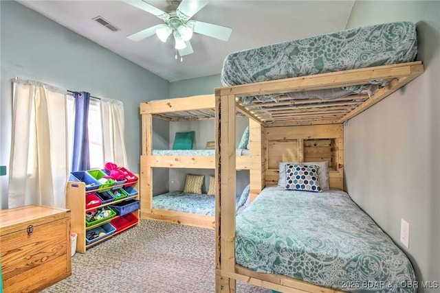 31806 Lakeview Ln, Gravois Mills, MO 65037 - carpeted bedroom featuring a ceiling fan