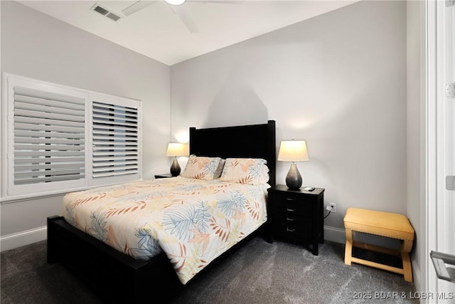 166 Captiva Dr Unit 8B, Sunrise Beach, MO 65079 - carpeted bedroom with baseboards and ceiling fan