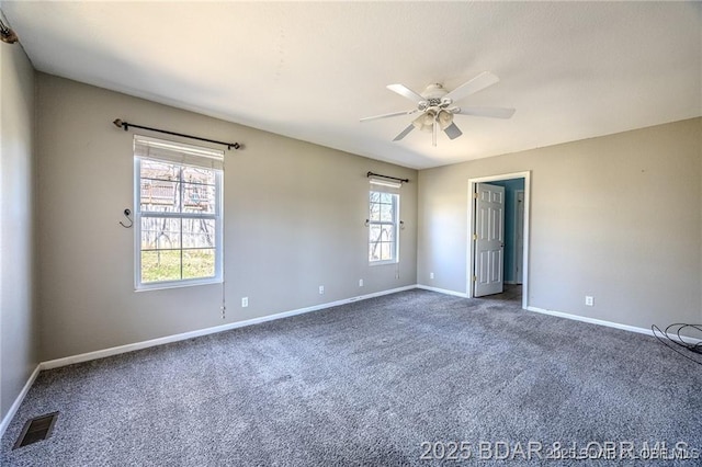 20715 Hiltner Ln, Saint Robert, MO 65584 - carpeted empty room featuring baseboards and ceiling fan