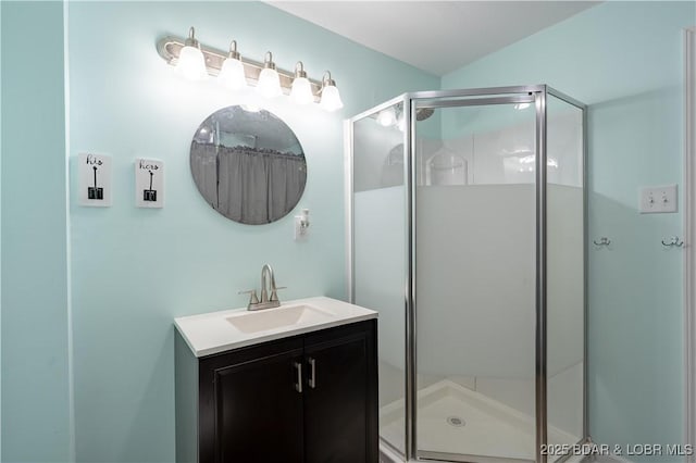 30734 Ottersway Rd, Gravois Mills, MO 65037 - full bathroom featuring vanity and a stall shower