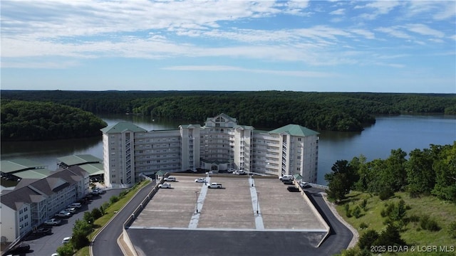 4800 Eagleview Dr Unit 6104, Osage Beach, MO 65065 - bird's eye view of a forest, a large body of water, and apartment complex / building