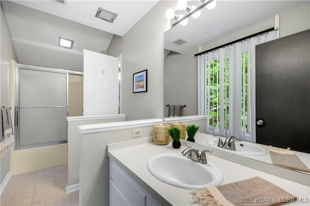 491 Walkers Cay, Osage Beach, MO 65065 - full bath featuring vanity and bath / shower combo with glass door
