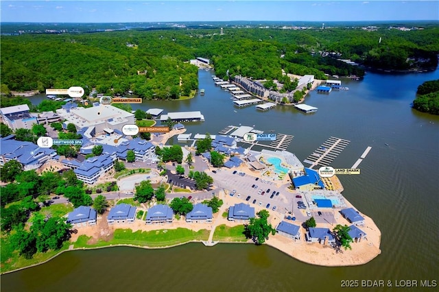 491 Walkers Cay, Osage Beach, MO 65065 - aerial view of a nearby body of water and a forest