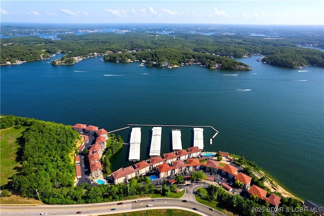 184 E Palisades Condo Dr Unit 4A, Lake Ozark, MO 65049 - drone / aerial view of a large body of water