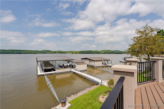 55 Shagbark Dr, Sunrise Beach, MO 65079 - dock area with a water view