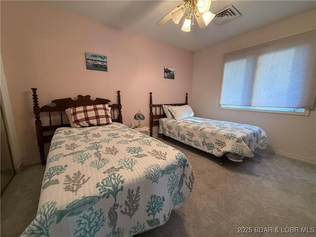 1396 Robyn Ct, Osage Beach, MO 65065 - carpeted bedroom featuring baseboards and a ceiling fan