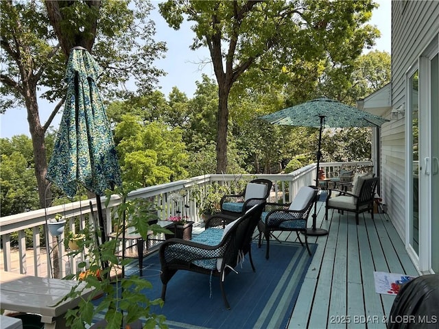 1396 Robyn Ct, Osage Beach, MO 65065 - view of deck