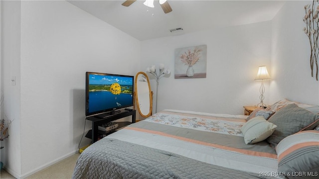 312 Windsor Bay Dr Unit 2A, Camdenton, MO 65020 - bedroom with carpet flooring, baseboards, and a ceiling fan