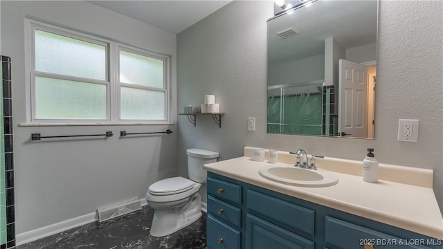 288 Oak Ridge Rd, Lake Ozark, MO 65049 - bathroom with vanity and an enclosed shower