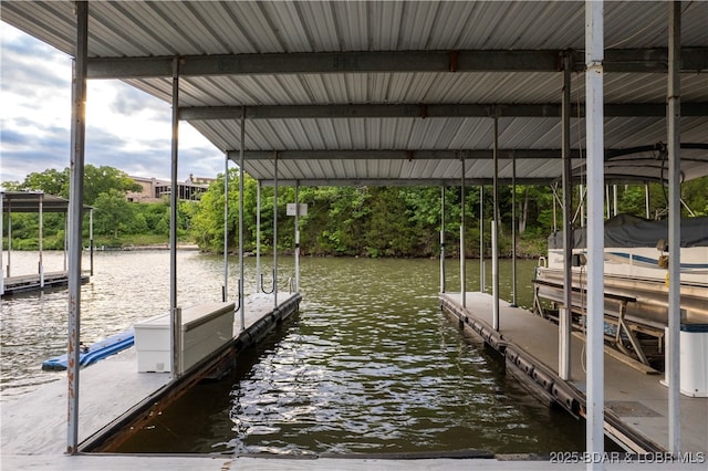 584 Black Hawk Dr, Lake Ozark, MO 65049 - dock featuring a water view