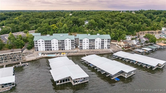 275 Flynn Rd Unit 207, Lake Ozark, MO 65049 - bird's eye view of a large body of water and a heavily wooded area