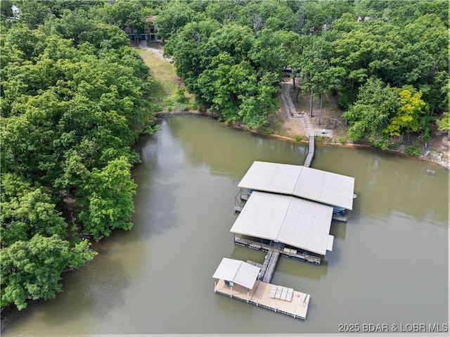 1318 Evergreen Ln Unit 4, Osage Beach, MO 65065 - dock area featuring a water view