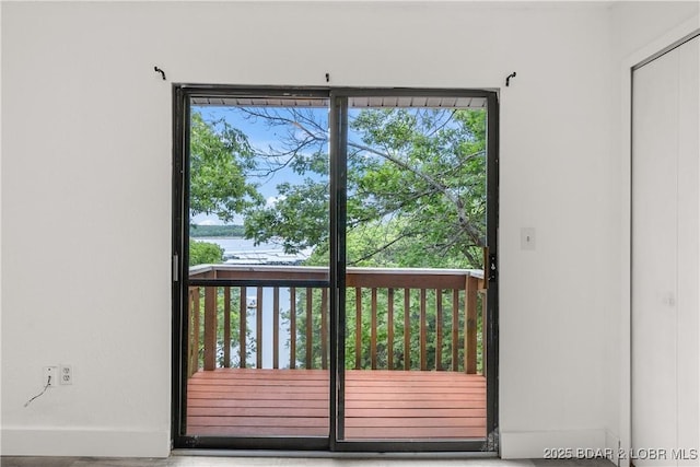 1318 Evergreen Ln Unit 4, Osage Beach, MO 65065 - entryway with baseboards and plenty of natural light