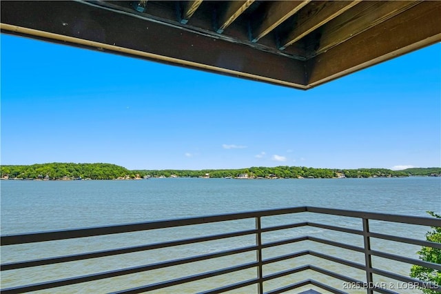 701 Cedar Rd Unit 1A, Lake Ozark, MO 65049 - balcony featuring a water view