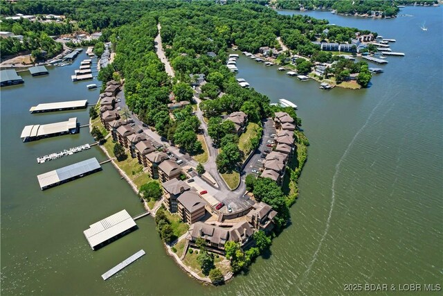 701 Cedar Rd Unit 1A, Lake Ozark, MO 65049 - aerial overview of property's location featuring a large body of water
