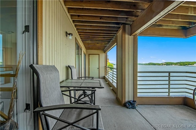 701 Cedar Rd Unit 1A, Lake Ozark, MO 65049 - balcony featuring a water view