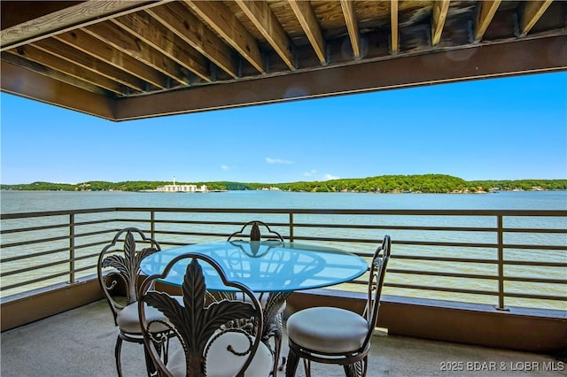 701 Cedar Rd Unit 1A, Lake Ozark, MO 65049 - balcony with a water view
