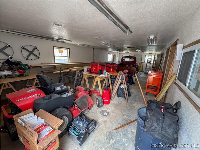 18400 Alum Springs Rd, Versailles, MO 65084 - garage with a workshop area
