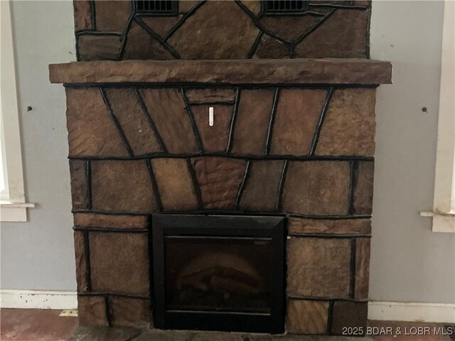 203 S Hunter St, Versailles, MO 65084 - detailed view of a fireplace