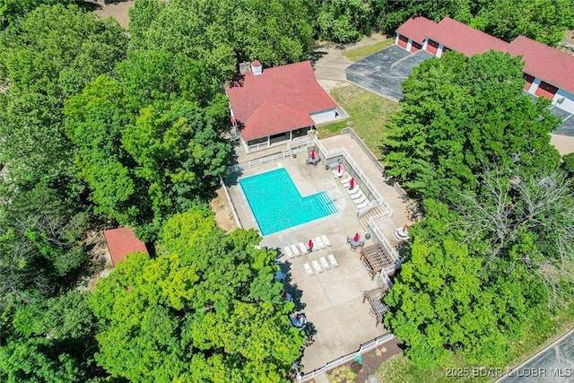 4066 Horseshoe Bend Pkwy Unit 3A, Lake Ozark, MO 65049 - aerial view of a pool
