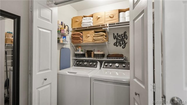 111 Rock Dove Ln Unit 3A, Camdenton, MO 65020 - washroom featuring washing machine and clothes dryer