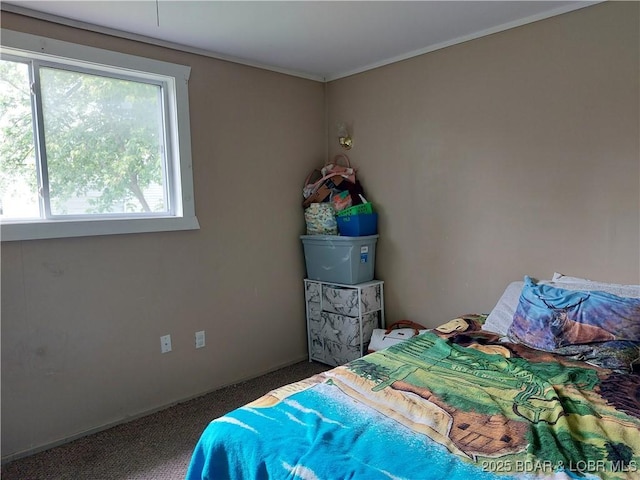 203 3rd St, Stover, MO 65078 - carpeted bedroom featuring crown molding and baseboards