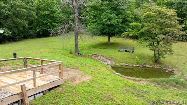 660 Upper Prairie Hollow Rd, Macks Creek, MO 65786 - view of green lawn