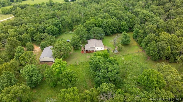 660 Upper Prairie Hollow Rd, Macks Creek, MO 65786 - aerial view of property's location with a forest